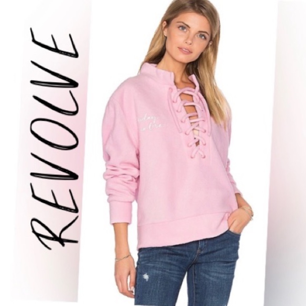 Revolve Daydream Nation Friday I’m in Love Top in Cotton Candy Size XL NWT - Picture 8 of 12